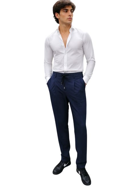 Pantalone Sparvieri con Doppia Pinces SPARVIERI | Pantaloni | SS2203M C19991